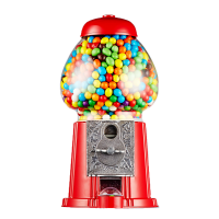 Kwang Heish Red Metal sweet mini candy toys machine