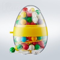 Kwang Hsieh Mini Egg Shaped Easter Professional Candy Plastic Dispenser